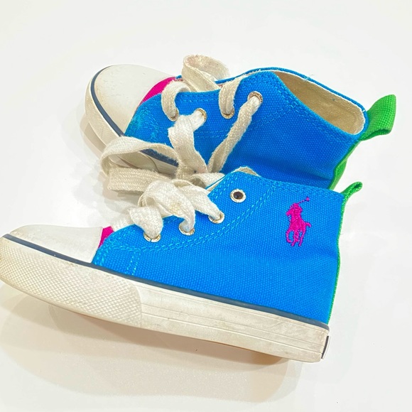 Polo Ralph Lauren High Top Canvas Sneakers - Picture 2 of 6